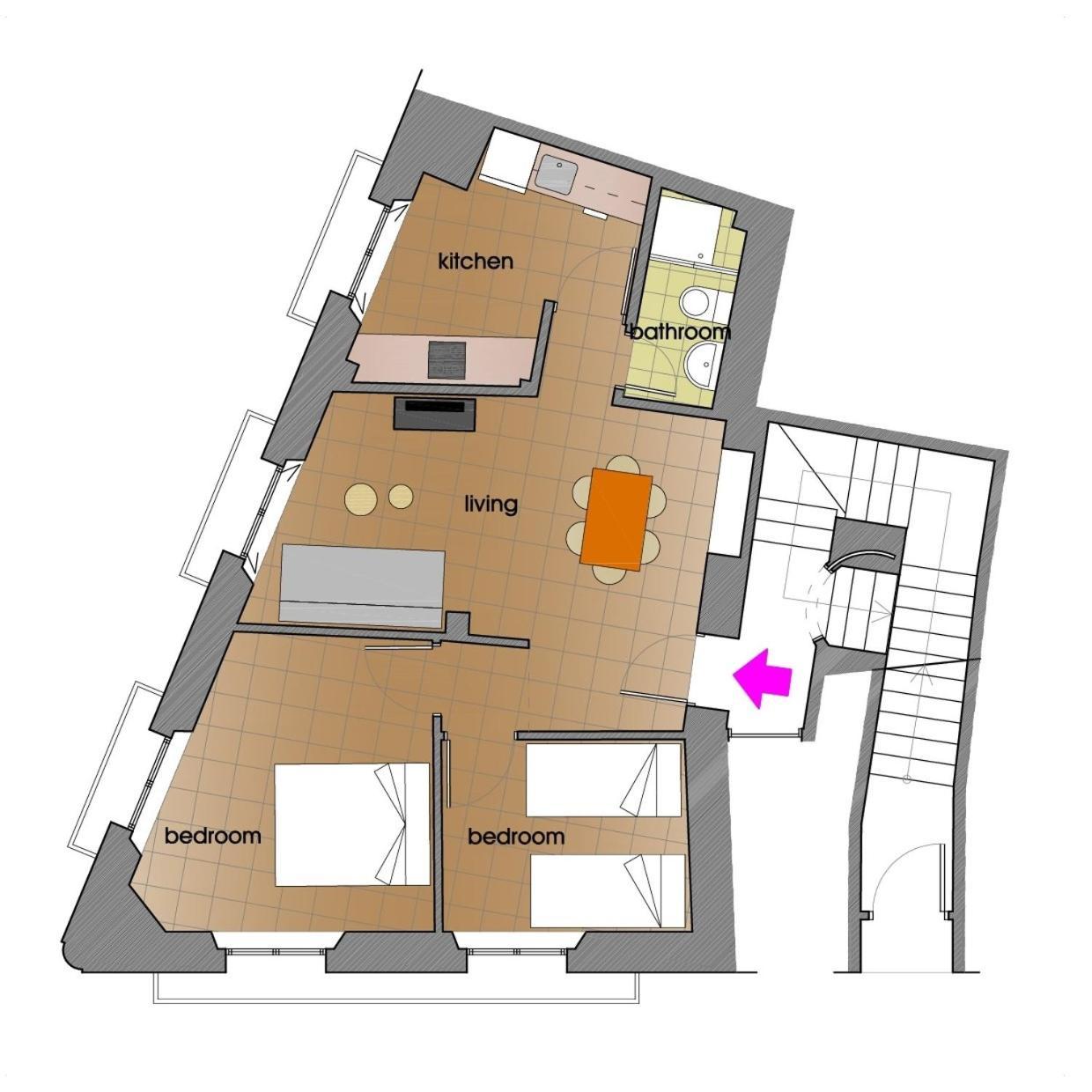 Homeyseville- Bright Apartment At Santa Cruz 6 Pax, Parking Optional Eksteriør billede
